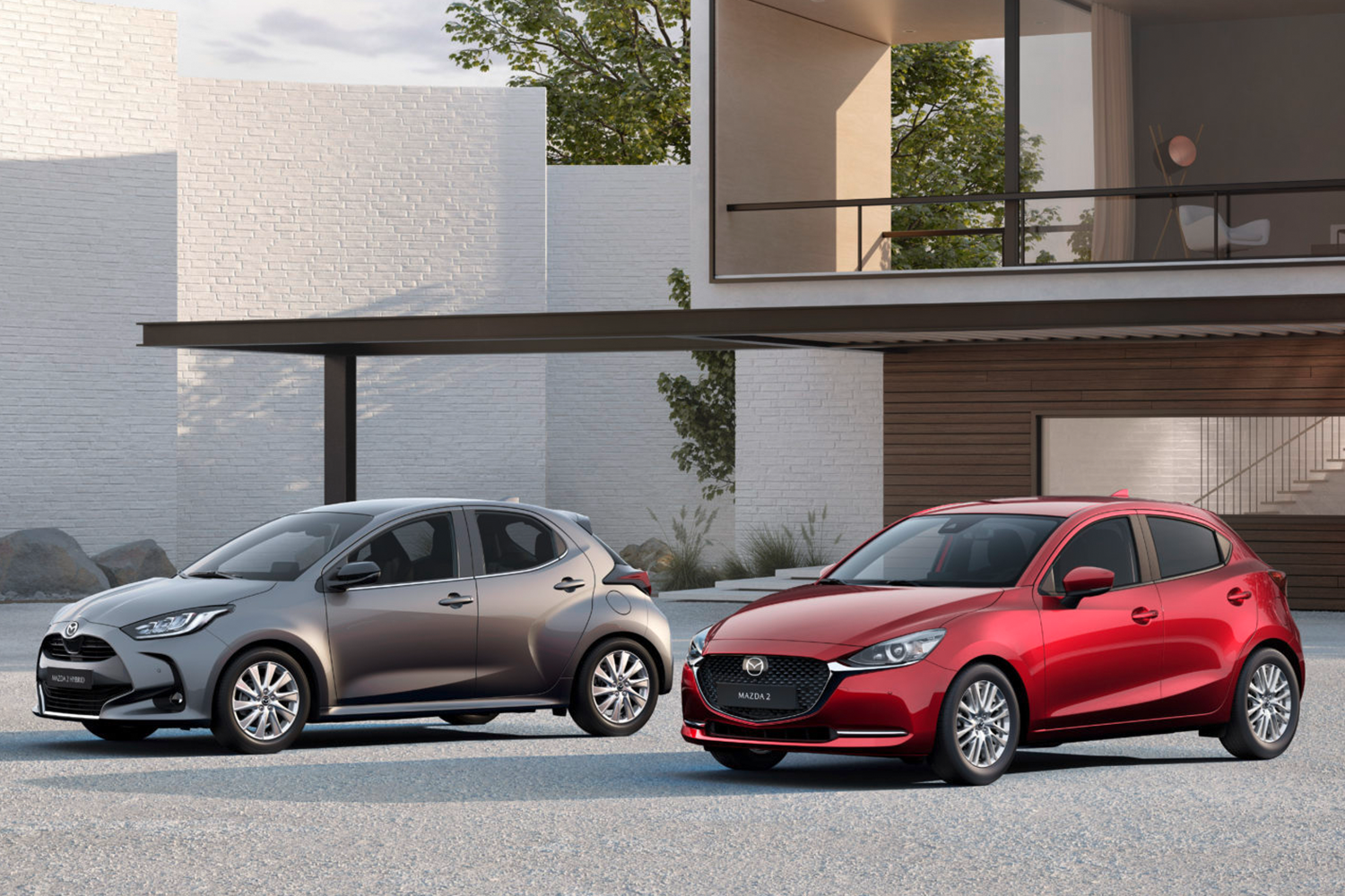 Hybrid and ICE Mazda 2