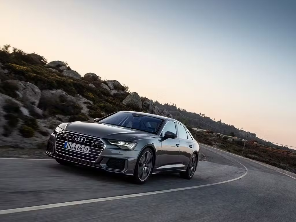 Audi A6 Saloon Front Side View