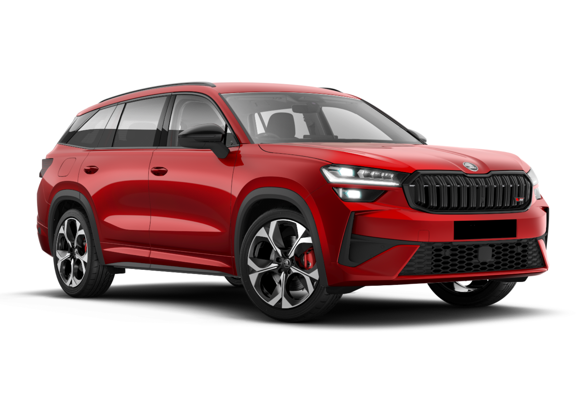 red skoda kodiaq