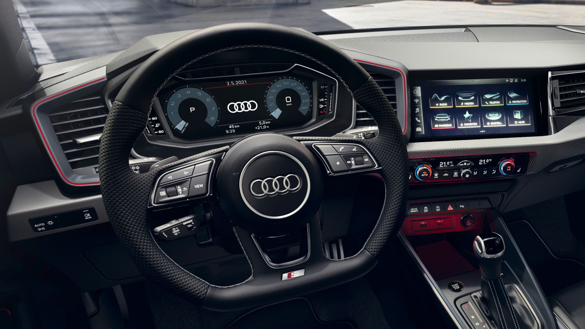 Audi A1 Infotainment Screen