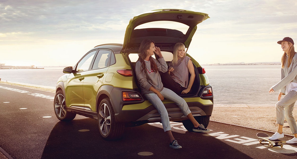 boot storage  of hyundai Kona