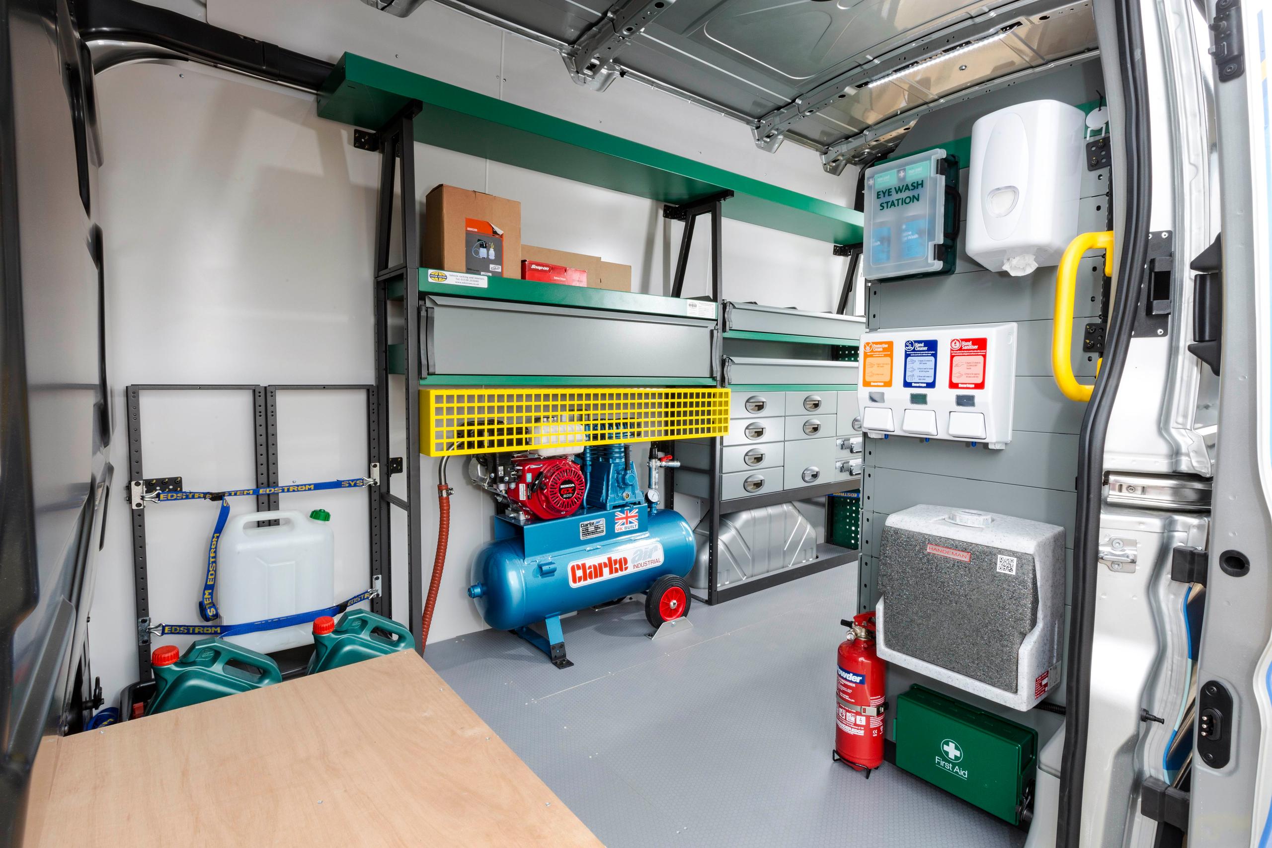 Inside the Ford Transit Mobile Service