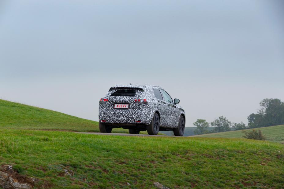Nissan All-New Qashqai parked on hillside rear facing