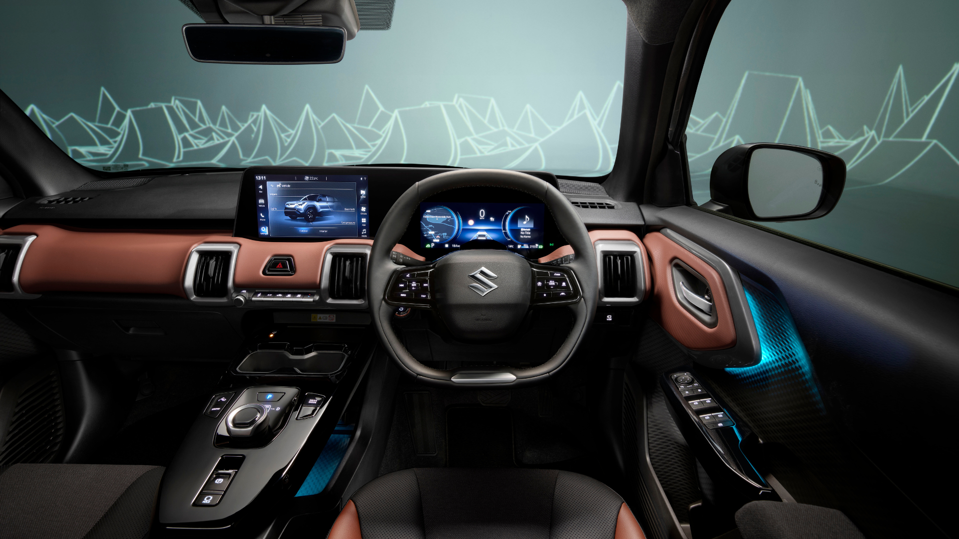 Interior of Suzuki E-Vitara