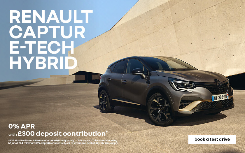 Renault CAPTUR ETECH Full Hybrid Kidwelly Gravells