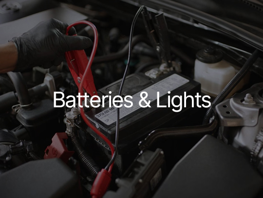 Batteries, Bulbs and Lights at Underwoods Motoring