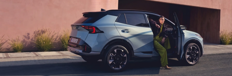 Kia Sportage Side Exterior With Door Open