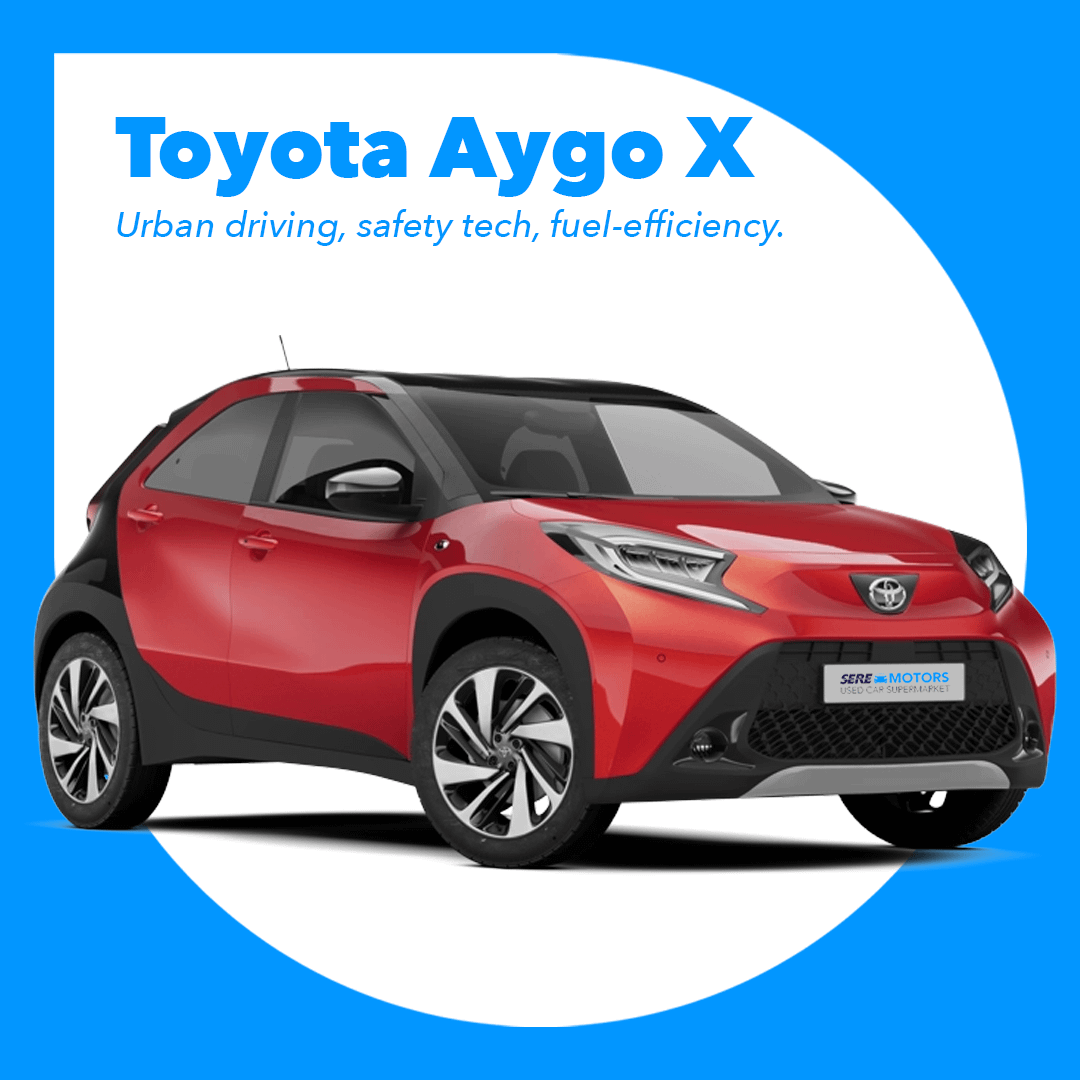 Red Toyota Aygo X