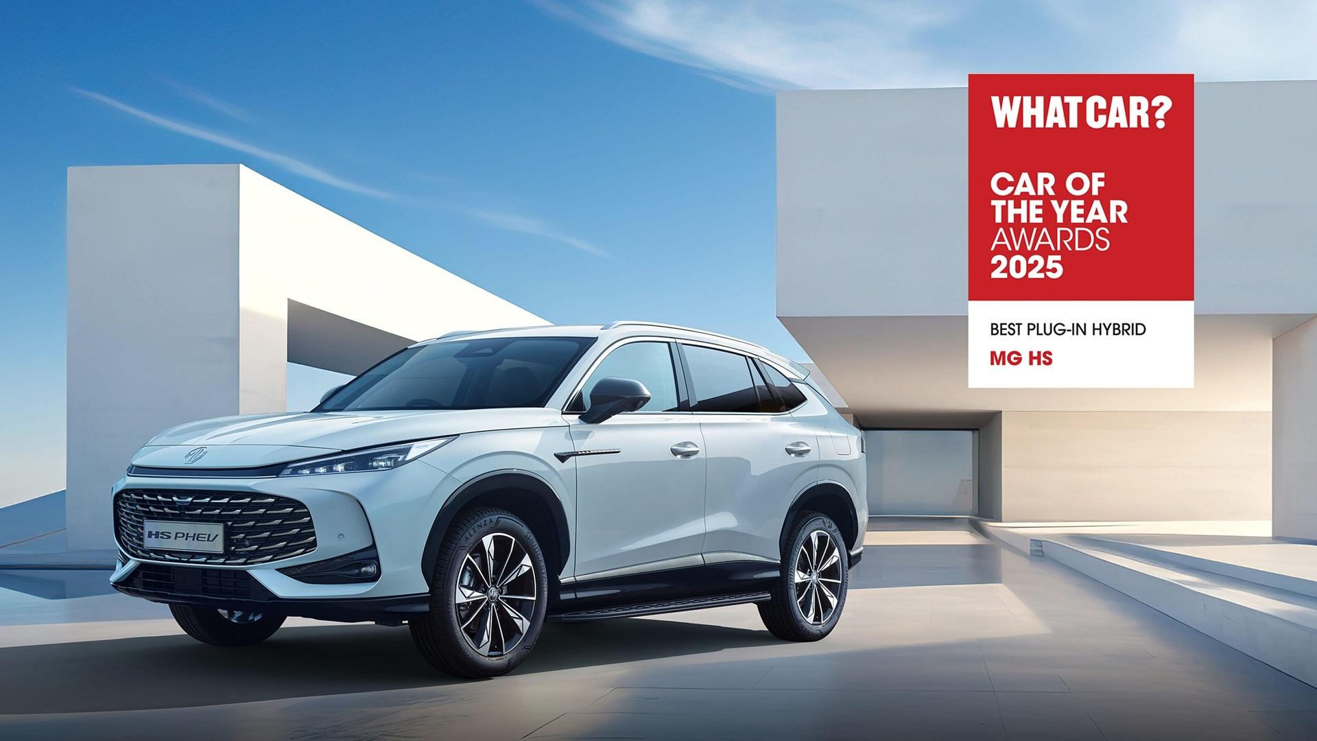 The New MG HS SUV Secures Double Win at 2025 What Car? Awards