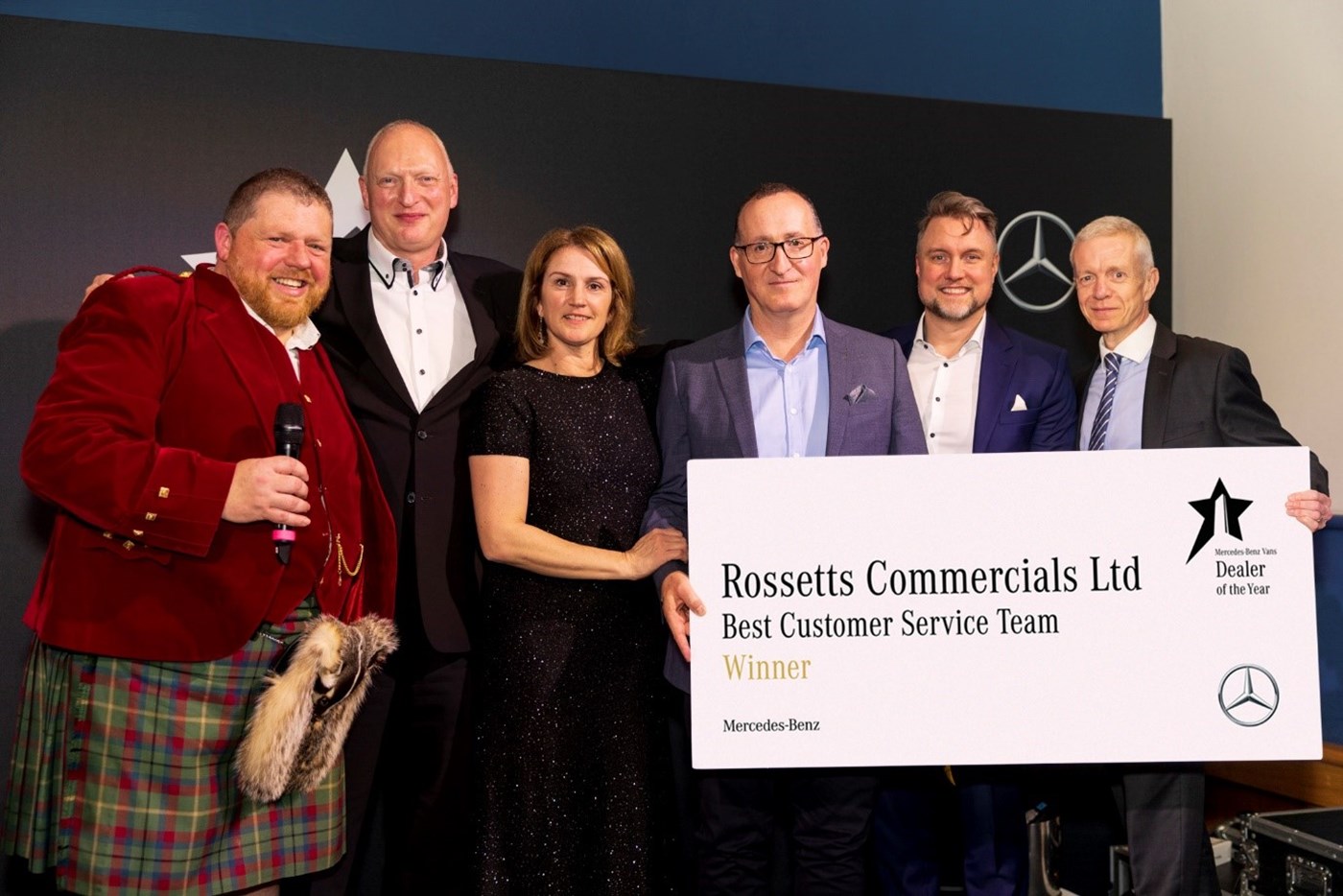 Rossetts wins Mercedes Vans Dealer of the Year 2022