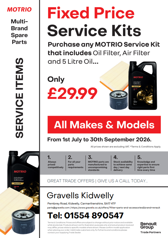 Service Kits | Car Parts in South Wales and Hereford
