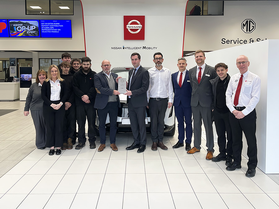 FJ Chalke celebrates 25th anniversary with Nissan