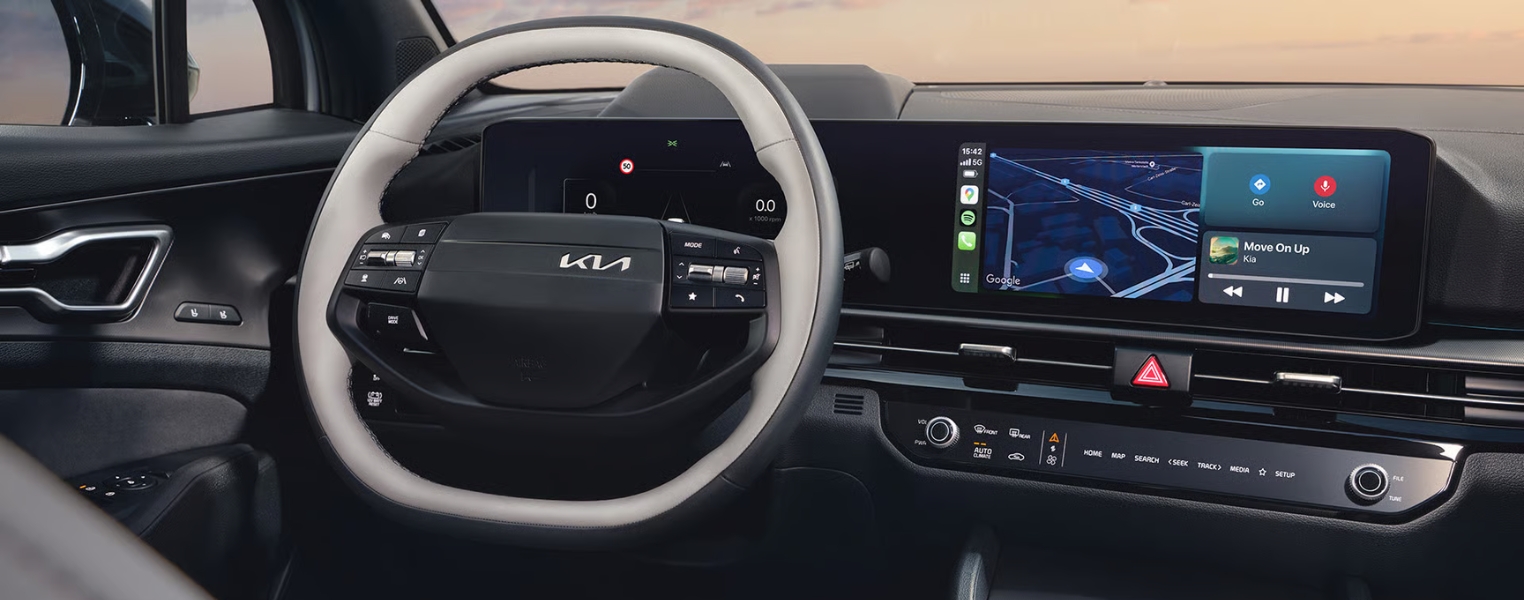 Kia Sportage Steering Wheel And Display Screen