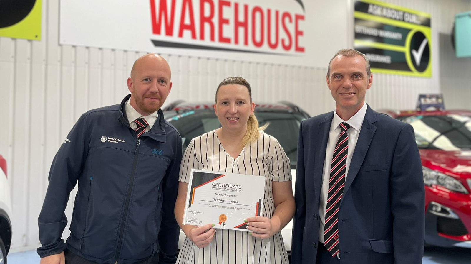 Gemma is our Employee of the Quarter