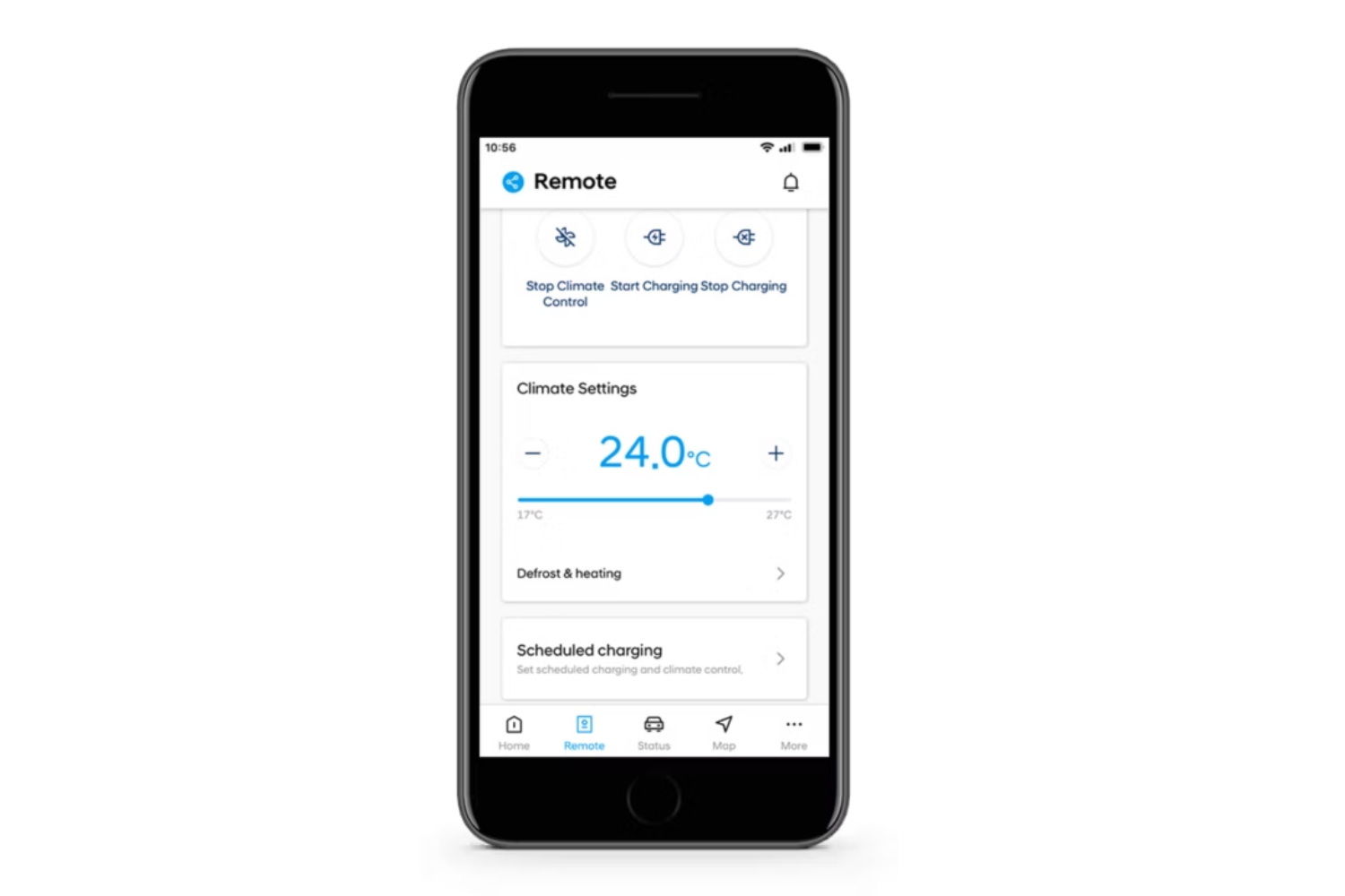 Hyundai's bluelink mobile phone app