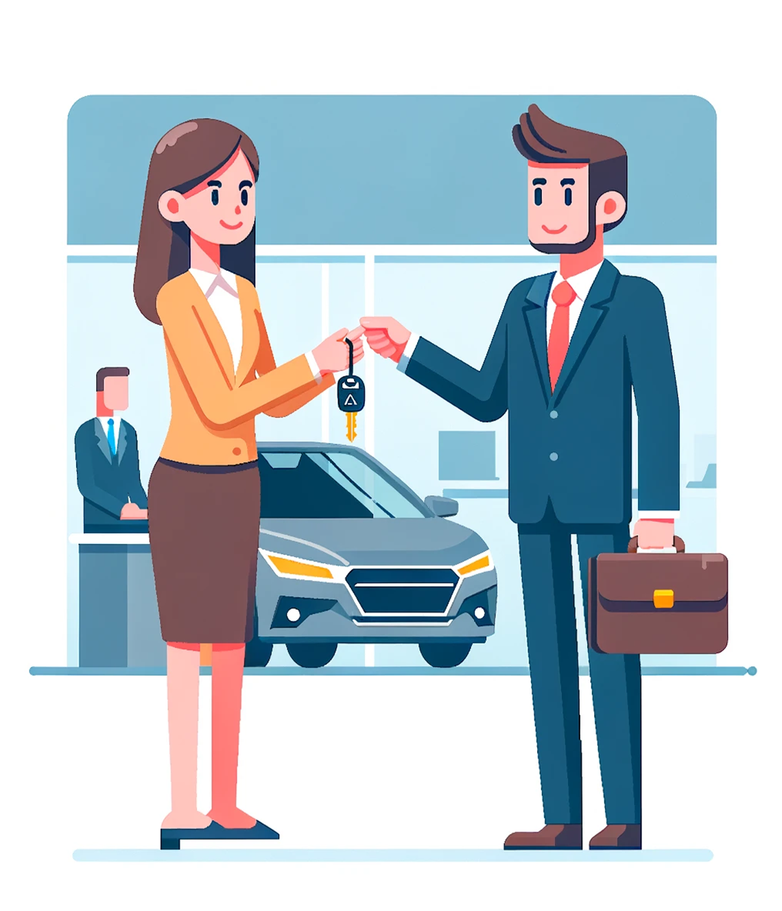 handing over keys