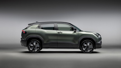 Side view of Suzuki E-Vitara