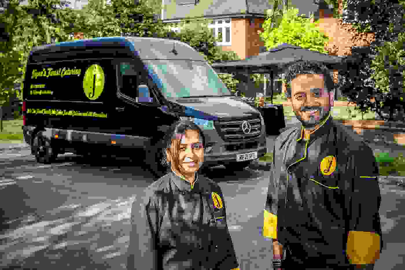 Catering couple future-proof their fast-growing business with zero-emission Mercedes-Benz eSprinter from Rossetts Commercials 