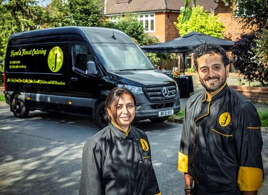 Catering couple future-proof their fast-growing business with zero-emission Mercedes-Benz eSprinter from Rossetts Commercials 