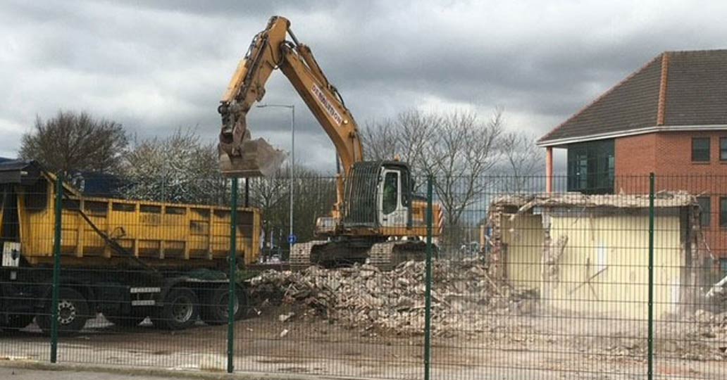 Demolition of building