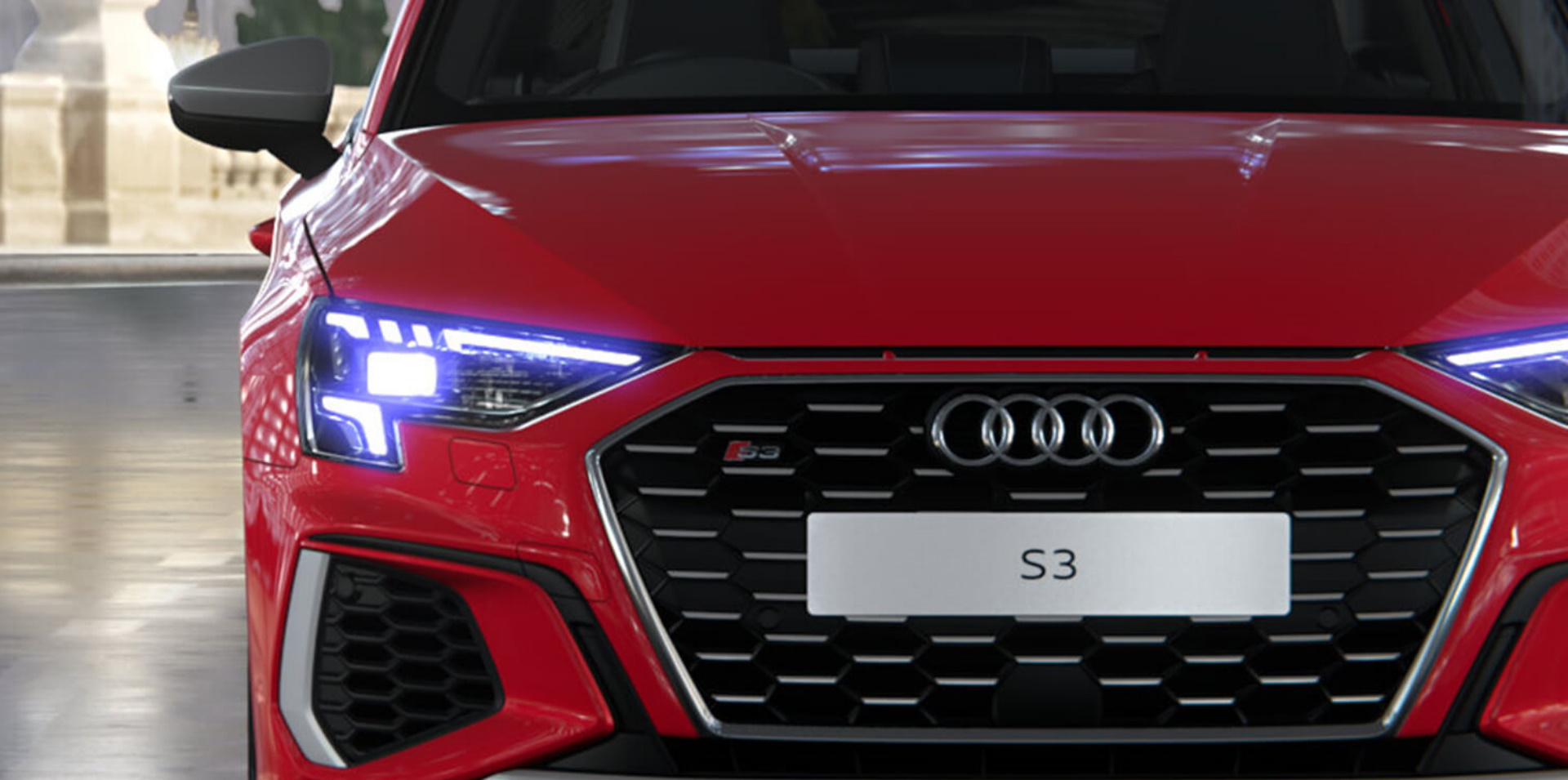 front view of s3 saloon Audi