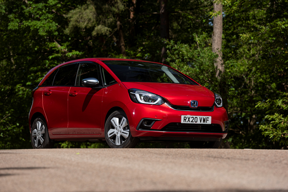 Red Honda Jazz