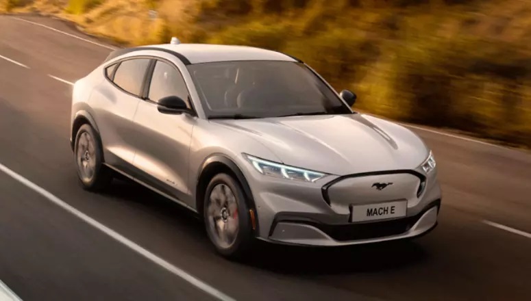 The New Ford Electric Mustang Mach-E - front exterior view