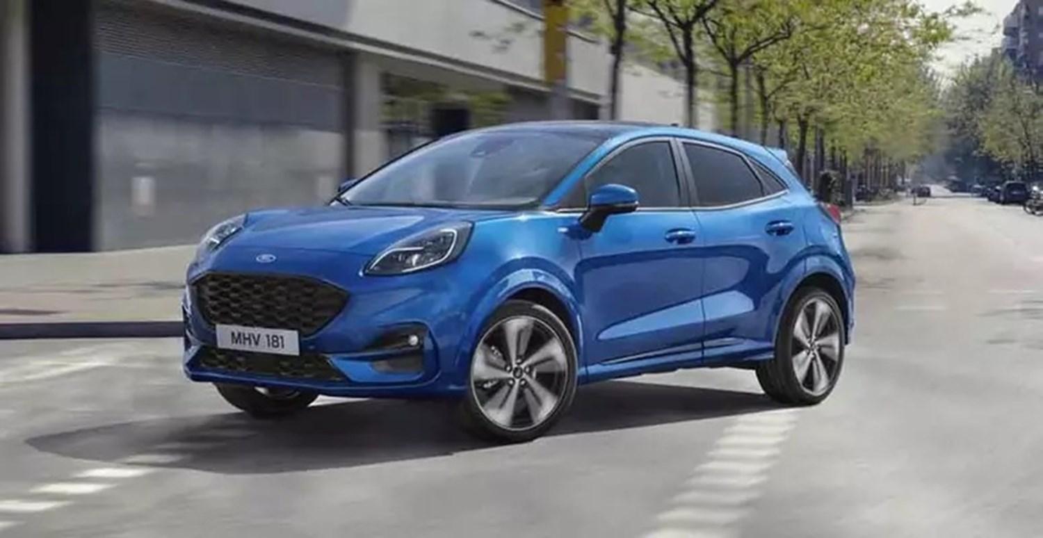 New Ford Puma Crossover - blue