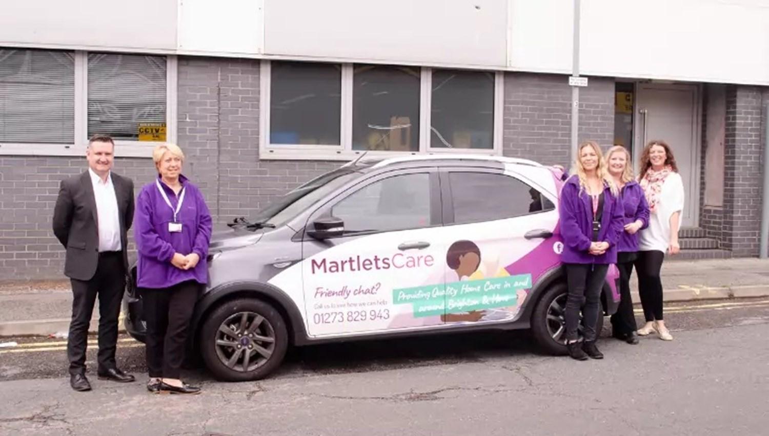 Dinnages supply Ford KA+ to Martlets Care