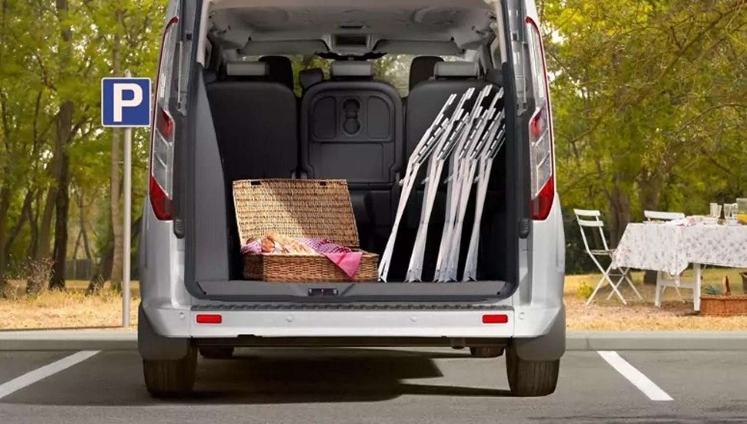 Ford Tourneo Custom Open Boot - rear view