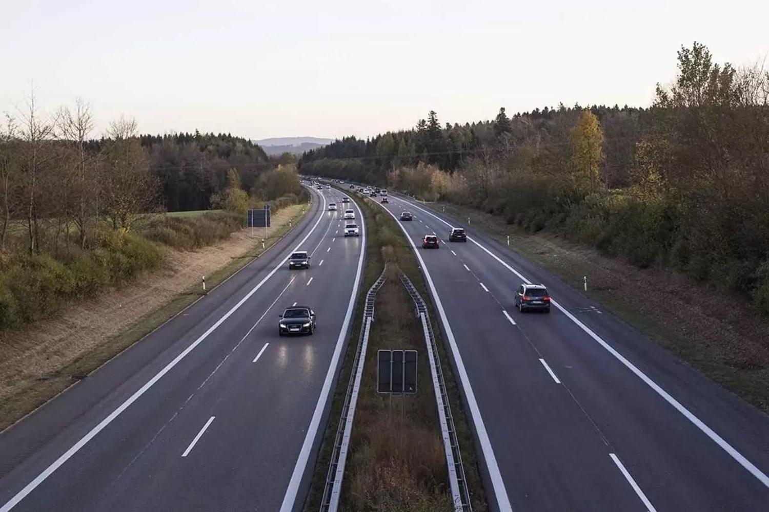 M1 motorway both lanes