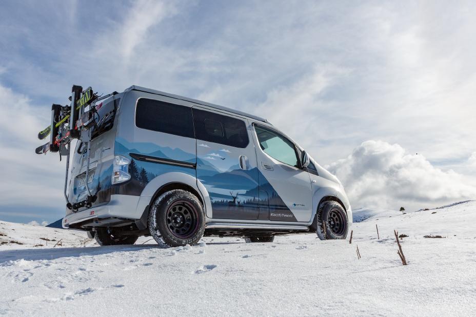 Nissan energises adventure with the all-electric e-NV200 Winter Camper concept