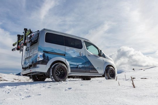 Nissan energises adventure with the all-electric e-NV200 Winter Camper concept