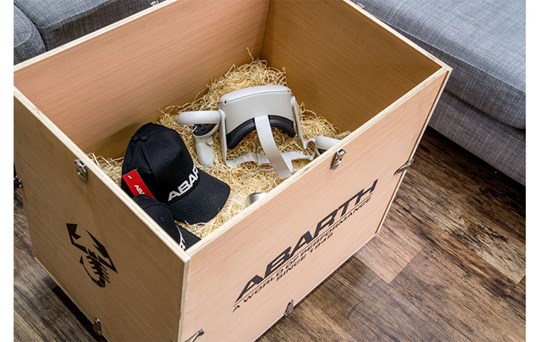 ABARTH LAUNCHES WORLD’S FIRST VIRTUAL REALITY TEST DRIVE DELIVERED TO HOMES