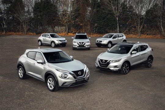 Nissan’s crossovers ‘go platinum’ with one million UK sales