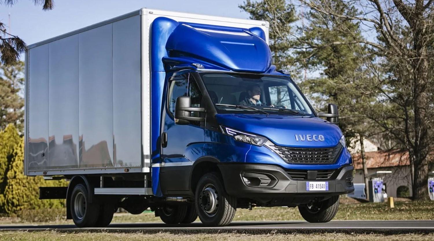 Blue IVECO Daily