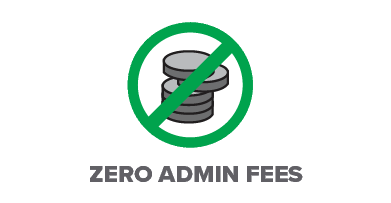 Zero Admin Fees