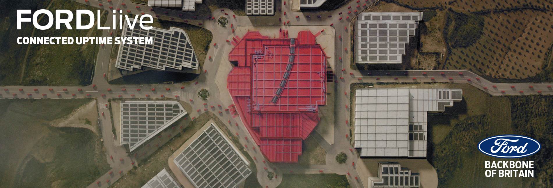 FordLiive banner with words "Conneted Uptime System"