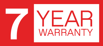 MG 7 Year Warranty Logo