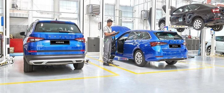 SKODA Kodiaq In Workshop