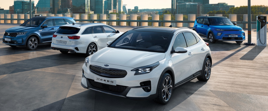 Kia electric and hybrid range