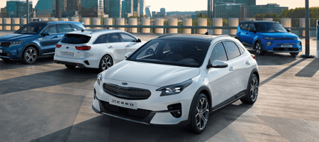 Kia electric and hybrid range