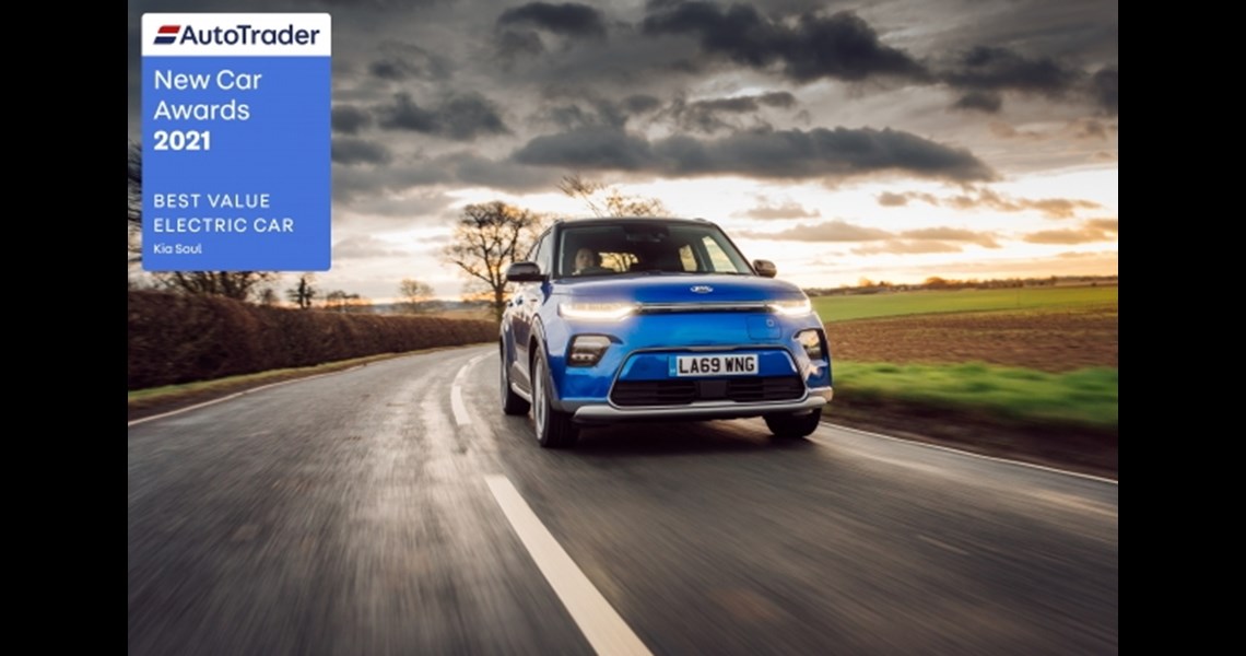 SOUL EV NAMED ‘BEST VALUE ELECTRIC CAR’ IN AUTO TRADER NEW CAR AWARDS 2021