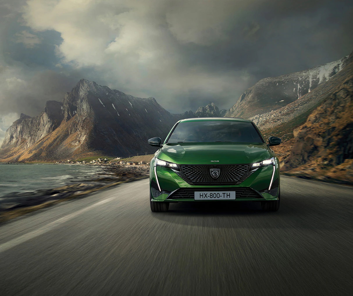 Peugeot 308 front on