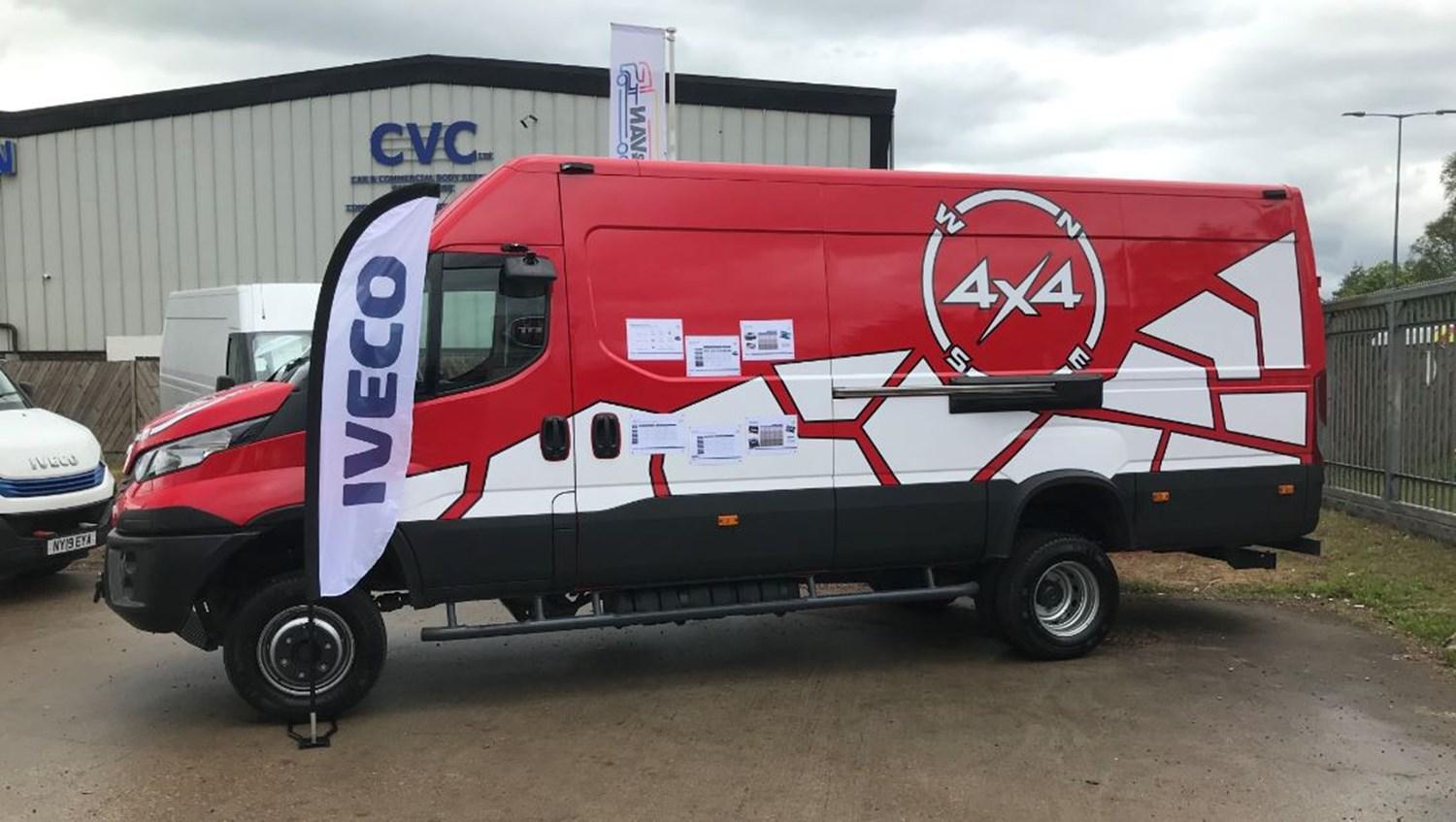 Red IVECO Daily 4x4 Demo