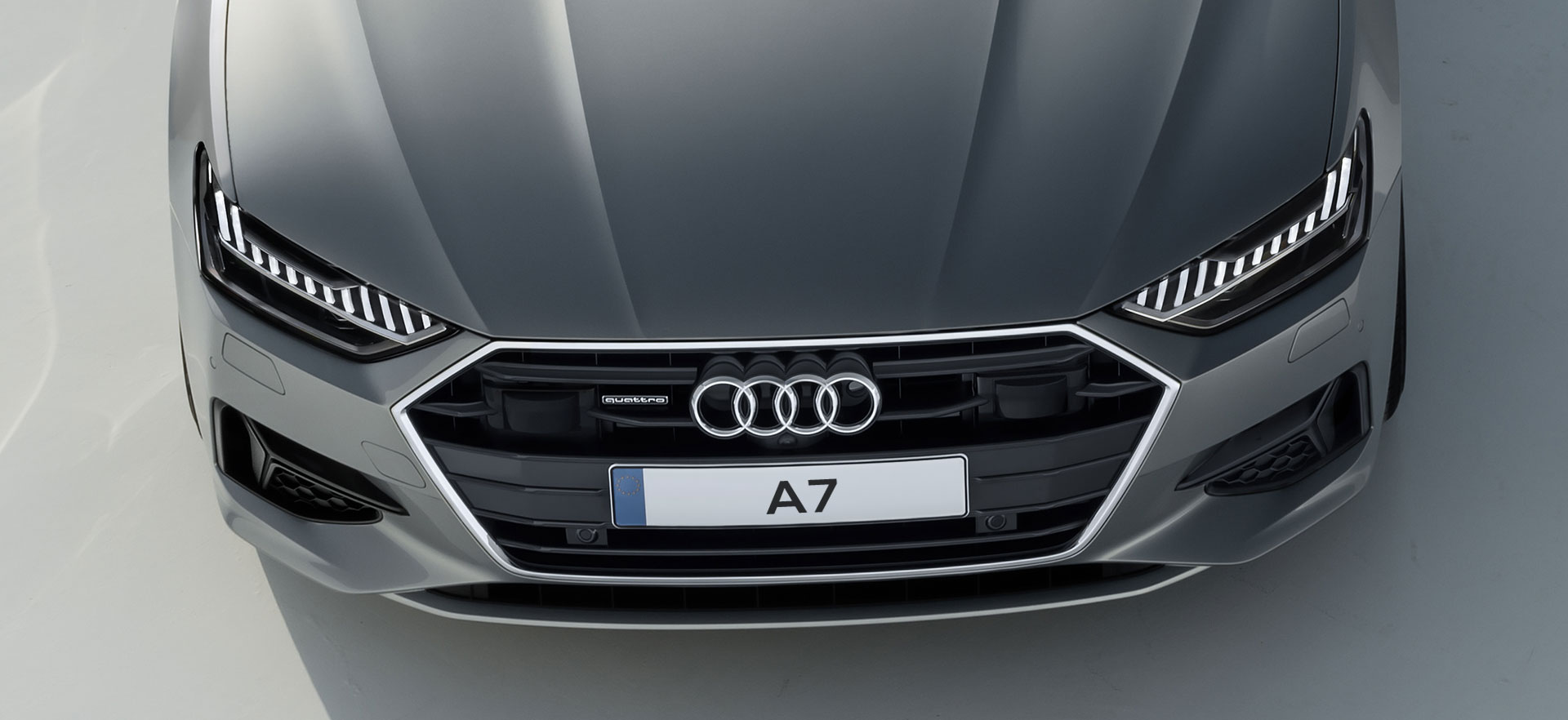 Grey Audi A7 Bonnet