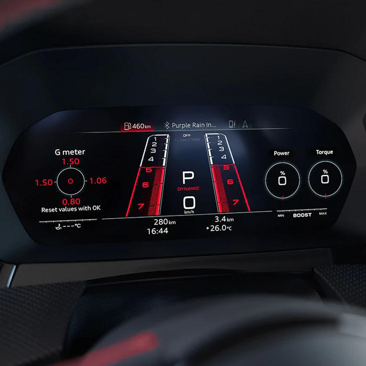 Audi RS3 Sportback Driver Virtual Cockpit