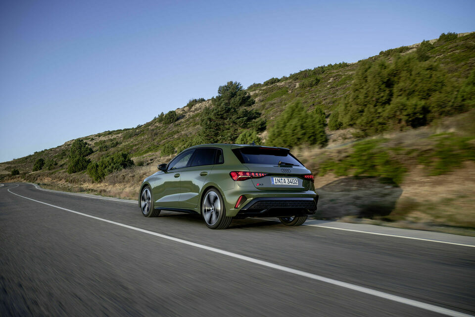 Audi A3 Sportback Rear Side View
