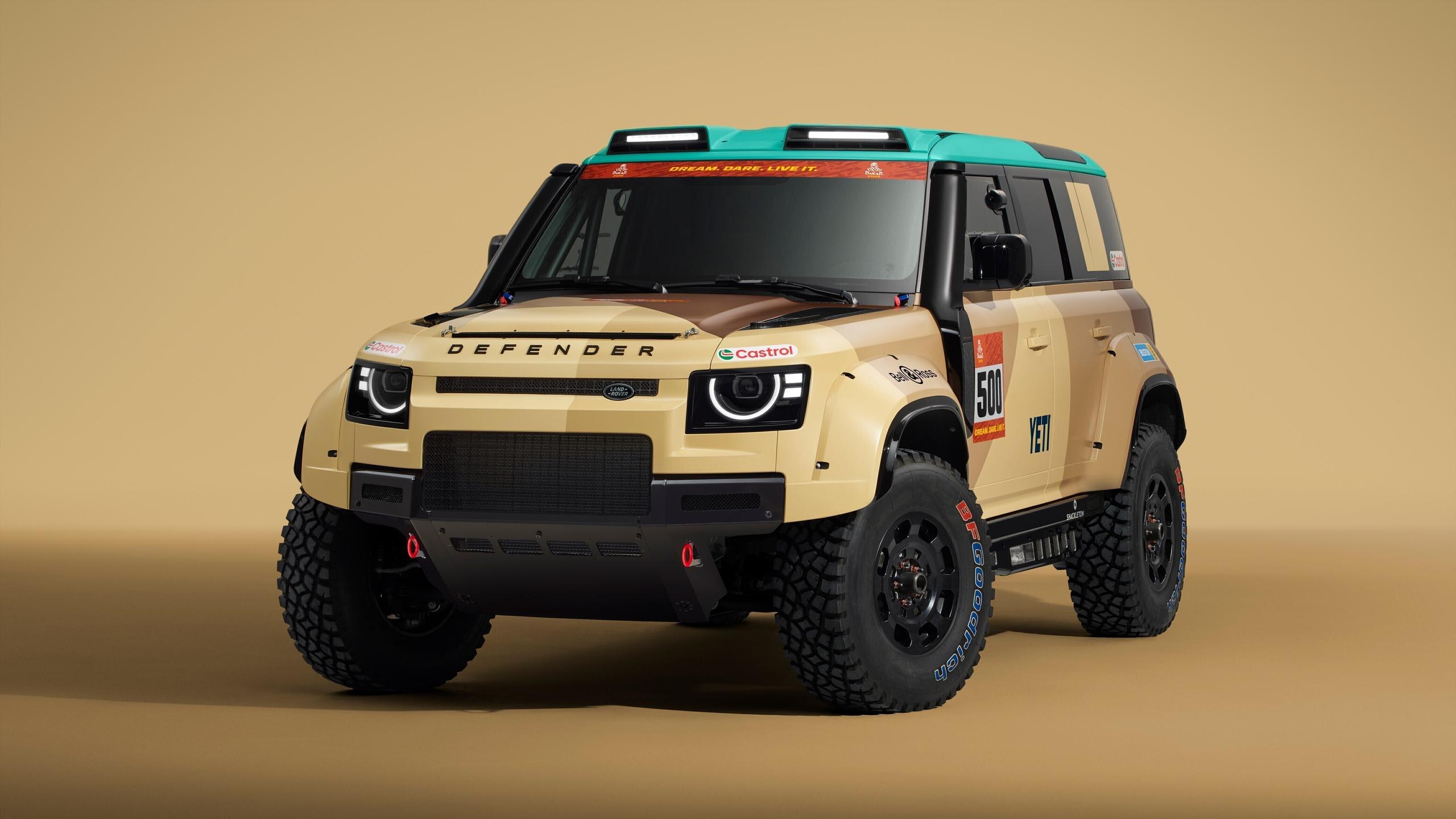 front view of Land Rover Defender