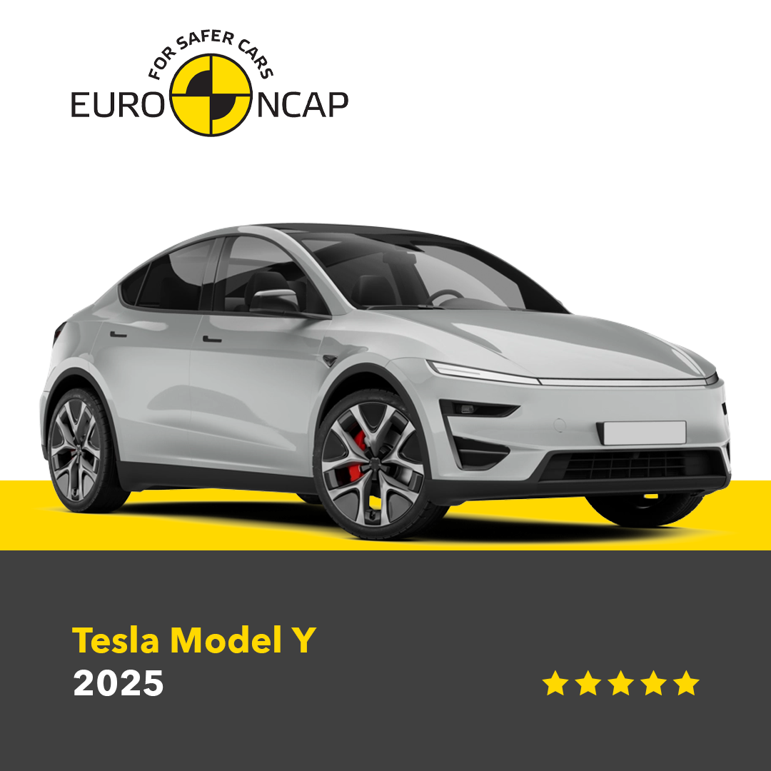 Tesla Model Y Euro NCAP 5 Star Rating